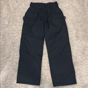 Boys black ski pants